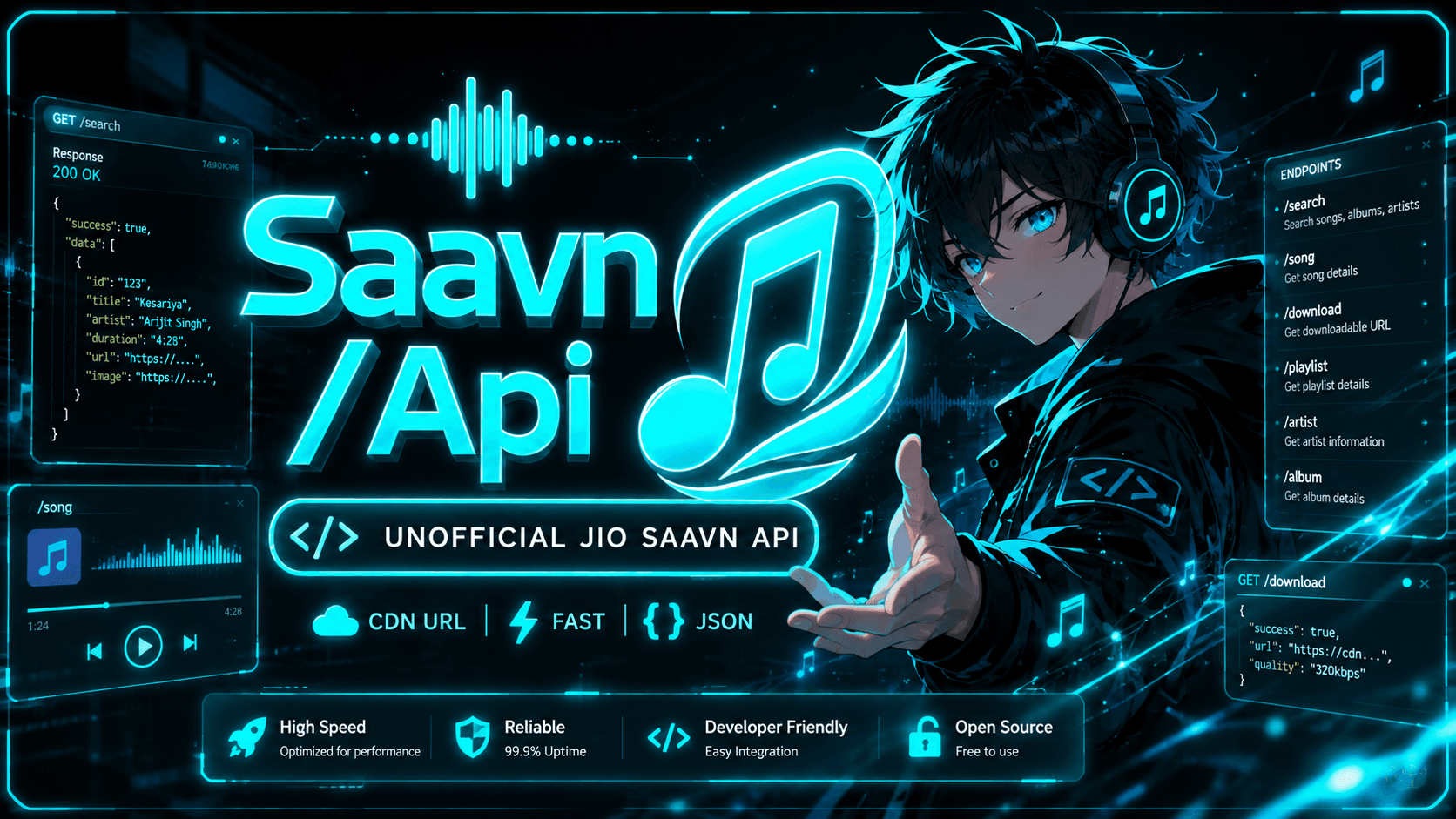 SaavnxApi preview