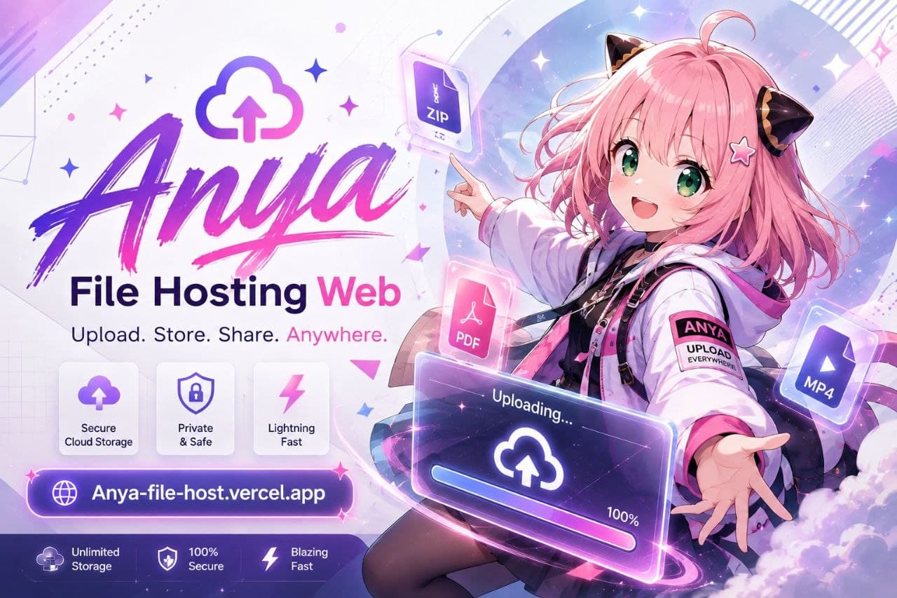 Anya File Hosting Web preview