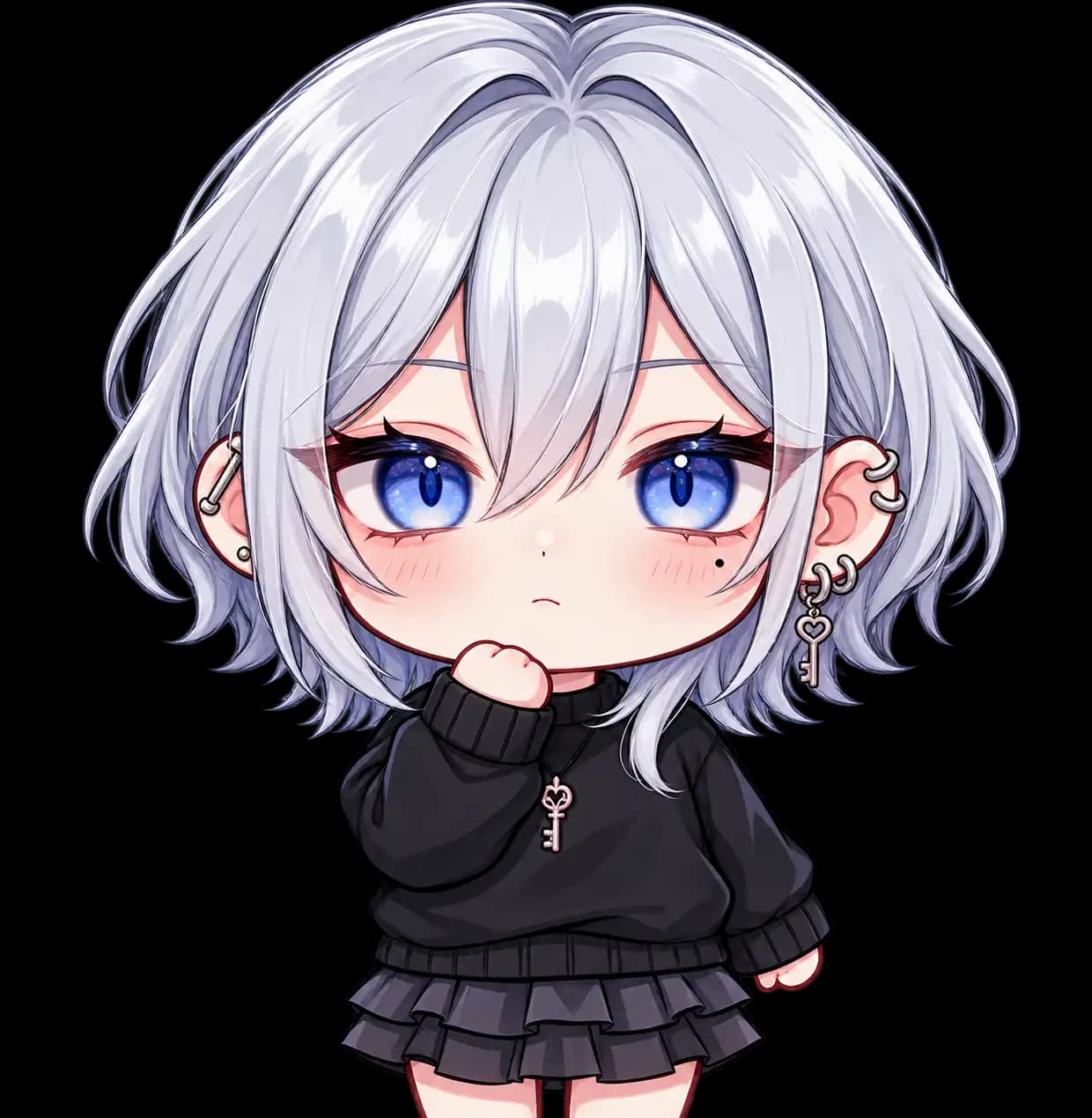 Chibi Haimiya waving hello